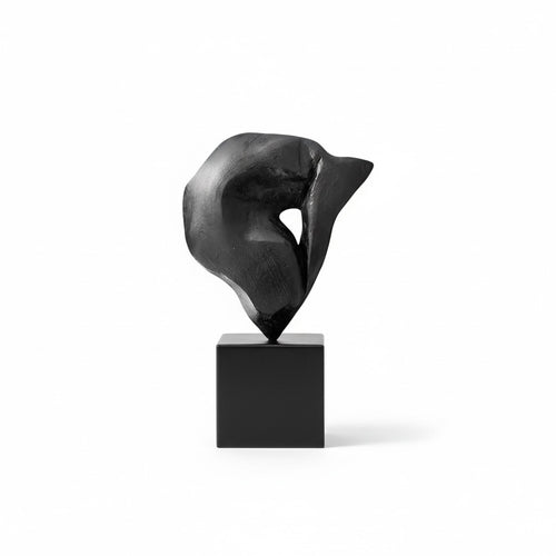 'Form 112' Sculpture - Blackened Bronze finish